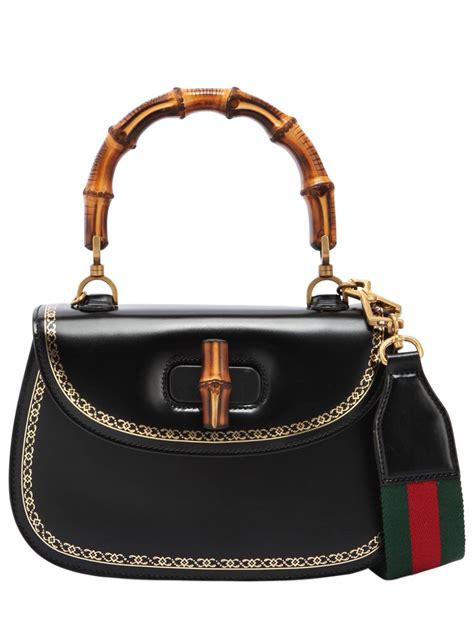 gucci bamboo daily leather bag|Gucci bamboo bag price.